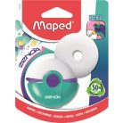 MAPED Radír, műanyag tokos, utántöltővel, MAPED "Zenoa", vegyes színek