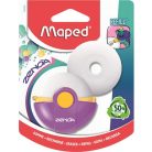 MAPED Radír, műanyag tokos, utántöltővel, MAPED "Zenoa", vegyes színek