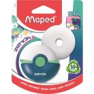 MAPED Radír, műanyag tokos, utántöltővel, MAPED "Zenoa", vegyes színek