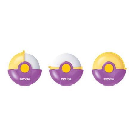 MAPED Radír, műanyag tokos, utántöltővel, MAPED "Zenoa", vegyes színek