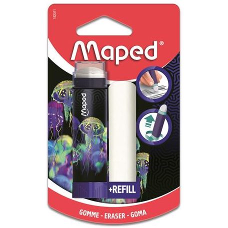 MAPED Radírstift, pótbéllel, MAPED "Deepsea Paradise"