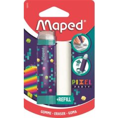   MAPED Radírstift, pótbéllel, MAPED "Pixel Party"