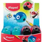 MAPED Hegyező display, egylyukú, tartályos, MAPED "Croc Croc Easy", katica és bálna, vegyes formák