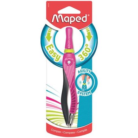 MAPED Körző, MAPED "Kid Z 360° Agility", vegyes színek