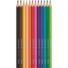   MAPED Színes ceruza készlet, háromszögletű, MAPED "Color'Peps Star", 12 különböző szín