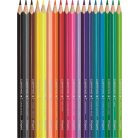MAPED Színes ceruza készlet, háromszögletű, MAPED "Color'Peps Star", 18 különböző szín