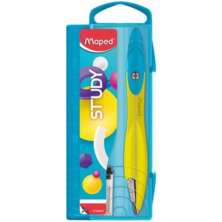 MAPED Körző, heggyel, MAPED "Study Pop", vegyes színek