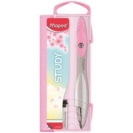 MAPED Körző, heggyel, MAPED "Study", vegyes pasztell színek