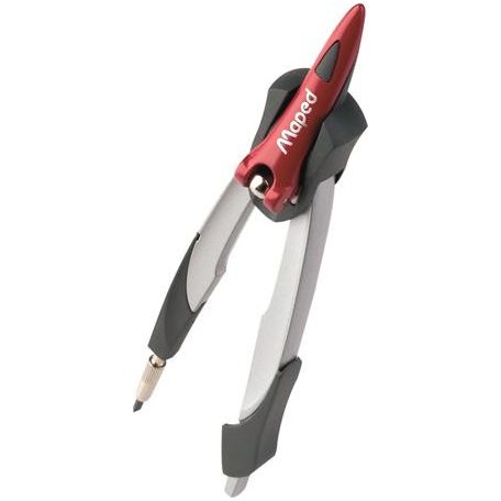 MAPED Körző készlet, rögzíthető lábakkal, 3 darabos, MAPED "Stop System"