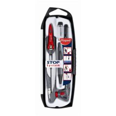   MAPED Körző készlet, rögzíthető lábakkal, 5 darabos, MAPED "Stop System"