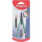 MAPED Körző, heggyel, 2in1, ceruzává alakítható, MAPED „Compass Pen”, vegyes színek