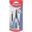 MAPED Körző, heggyel, 2in1, ceruzává alakítható, MAPED „Compass Pen”, vegyes színek