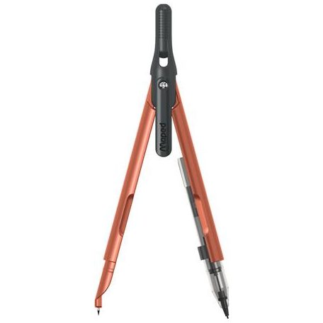 MAPED Körző display, heggyel, 2in1, ceruzává alakítható, MAPED „Compass Pen”, vegyes színek