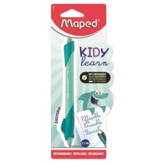   MAPED Írástanuló rollertoll, 0,7 mm, radírozható, MAPED "KIDY Learn MAGIC", cápa, türkiz