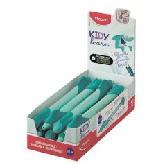   MAPED Írástanuló rollertoll, 0,7 mm, radírozható, MAPED "KIDY Learn MAGIC", cápa, türkiz, 12 db