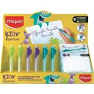 MAPED Írástanuló rollertoll display, 0,7 mm, radírozható, MAPED "KIDY Learn MAGIC", vegyes színek