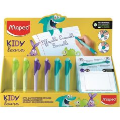   MAPED Írástanuló rollertoll display, 0,7 mm, radírozható, MAPED "KIDY Learn MAGIC", vegyes színek