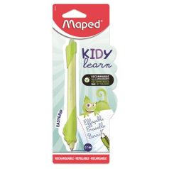   MAPED Írástanuló rollertoll, 0,7 mm, radírozható, MAPED "KIDY Learn MAGIC", kaméleon, zöld