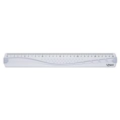 MAPED Vonalzó, műanyag, 30 cm, MAPED "Geometric"