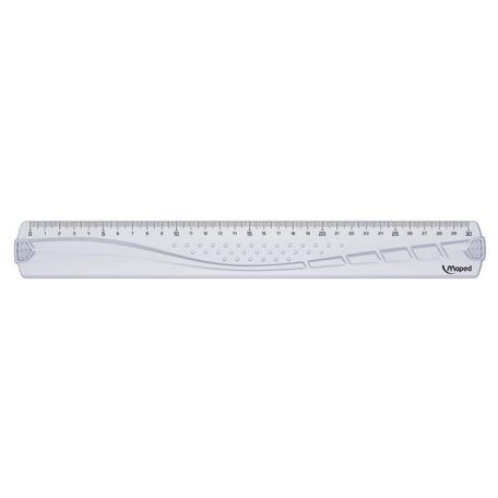 MAPED Vonalzó, műanyag, 30 cm, MAPED "Geometric"
