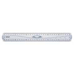 MAPED Vonalzó, műanyag, 30 cm, MAPED "Geometric"