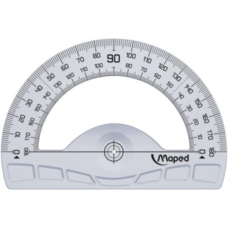 MAPED Szögmérő, műanyag, 180°, MAPED "Geometric"