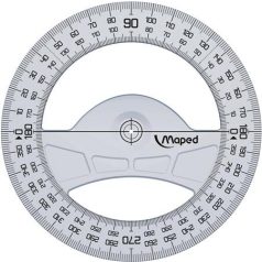  MAPED Szögmérő, műanyag, 360°, MAPED "Geometric"