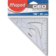   MAPED Háromszög vonalzó, műanyag, 45°, 14 cm, MAPED "Geometric"
