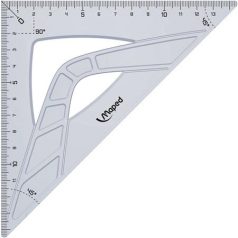   MAPED Háromszög vonalzó, műanyag, 45°, 14 cm, MAPED "Geometric"