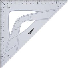   MAPED Háromszög vonalzó, műanyag, 45°, 17 cm, MAPED "Geometric"