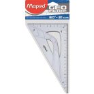 MAPED Háromszög vonalzó, műanyag, 60°, 20 cm, MAPED "Geometric"