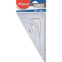   MAPED Háromszög vonalzó, műanyag, 60°, 26 cm, MAPED "Geometric"