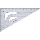 MAPED Háromszög vonalzó, műanyag, 60°, 25 cm, MAPED "Geometric"