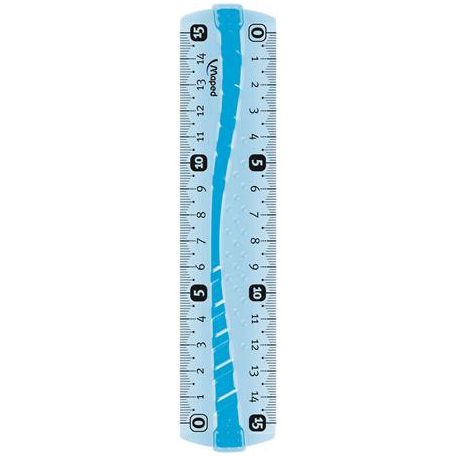 MAPED Vonalzó, műanyag, hajlítható, 15 cm, MAPED "Flex"