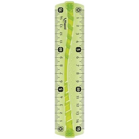 MAPED Vonalzó, műanyag, hajlítható, 15 cm, MAPED "Flex"