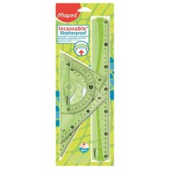   MAPED Vonalzókészlet, műanyag, hajlítható, 4 darabos, MAPED "Flex"