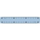 MAPED Vonalzó, műanyag, törhetetlen, 15 cm, MAPED "Study Unbreakable", vegyes színek