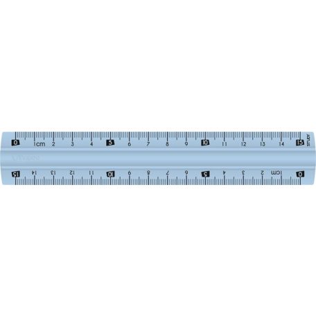 MAPED Vonalzó, műanyag, törhetetlen, 15 cm, MAPED "Study Unbreakable", vegyes színek