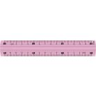 MAPED Vonalzó, műanyag, törhetetlen, 15 cm, MAPED "Study Unbreakable", vegyes színek