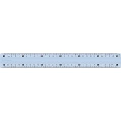   MAPED Vonalzó, műanyag, törhetetlen, 30 cm, MAPED "Study Unbreakable", vegyes színek