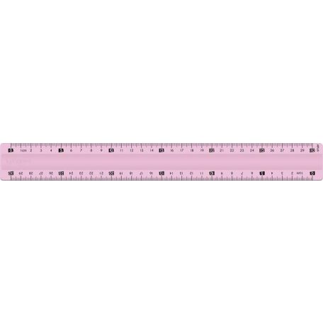 MAPED Vonalzó, műanyag, törhetetlen, 30 cm, MAPED "Study Unbreakable", vegyes színek