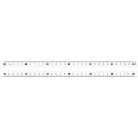 MAPED Vonalzó, műanyag, törhetetlen, 30 cm, MAPED "Study Unbreakable", átlátszó