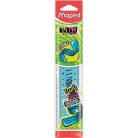 MAPED Vonalzó, műanyag, törhetetlen, 15 cm, MAPED "Twist'n Flex"