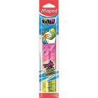 MAPED Vonalzó, műanyag, 15 cm, MAPED "Twist'n Flex Decor"