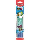 MAPED Vonalzó, műanyag, 15 cm, MAPED "Twist'n Flex Decor"