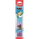 MAPED Vonalzó, műanyag, 15 cm, MAPED "Twist'n Flex Decor"