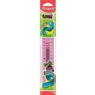 MAPED Vonalzó, műanyag, törhetetlen, 20 cm, MAPED "Twist'n Flex"