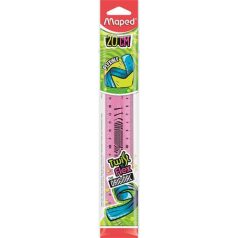   MAPED Vonalzó, műanyag, törhetetlen, 20 cm, MAPED "Twist'n Flex"