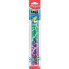 MAPED Vonalzó, műanyag, törhetetlen, 20 cm, MAPED "Twist'n Flex Decor Animals", vegyes színek
