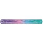 MAPED Vonalzó, műanyag, 30 cm, MAPED "Twist'n Flex Decor"